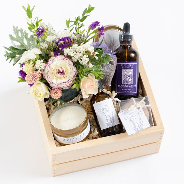 Lavender Garden Gift Basket